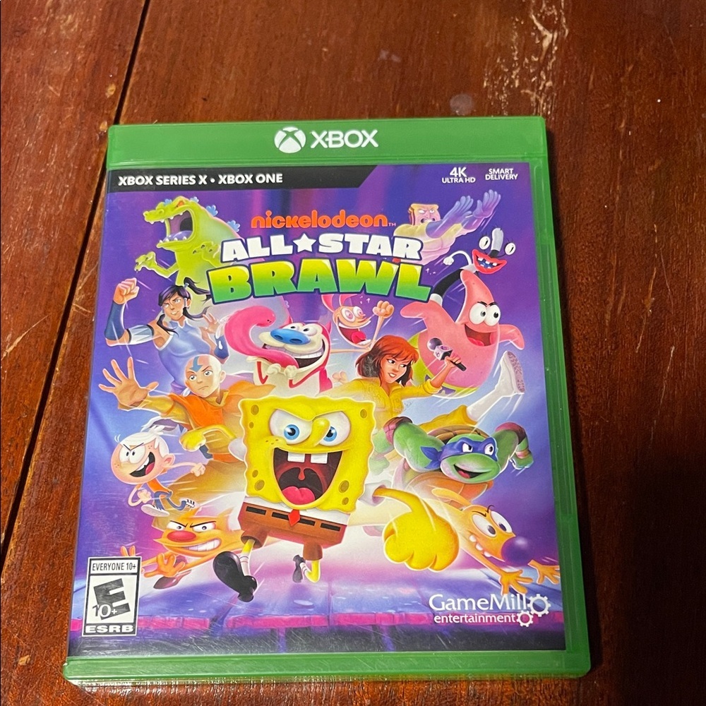 Nickelodeon All-Star Brawl Xbox Game - Green Case